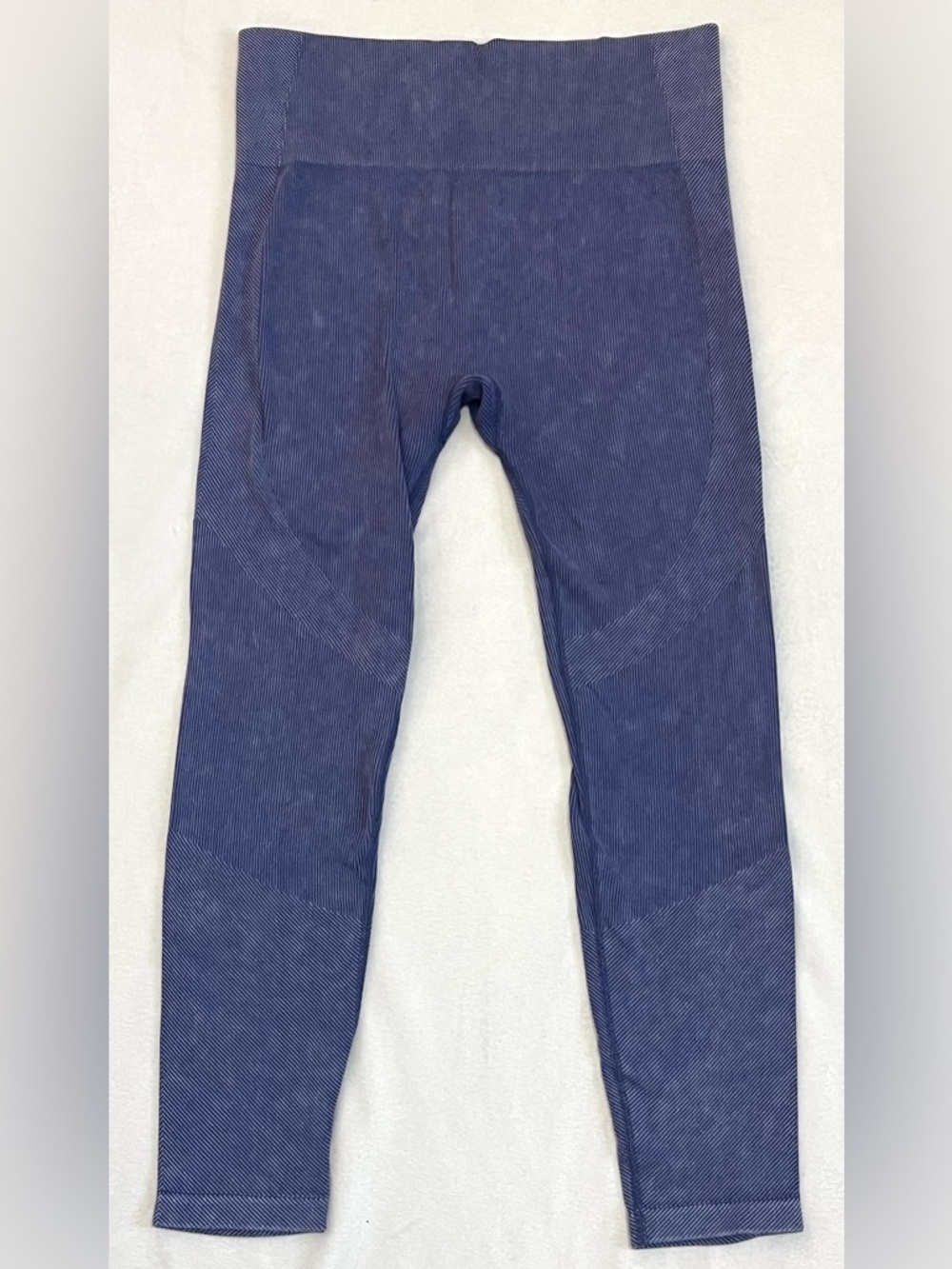 JoyLab Women’s Periwinkle Blue/Purple Textured Thick High-Waist Leggings Large